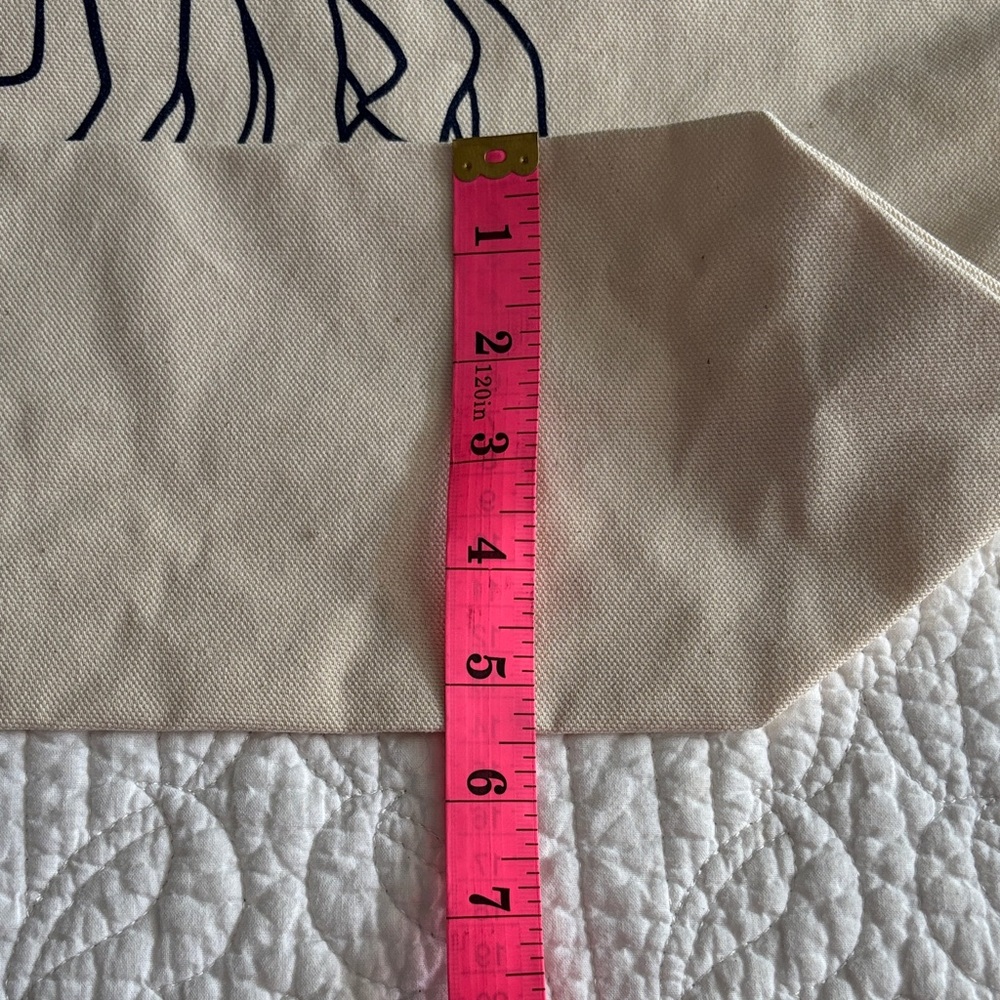 Birkenstock Houston NWOT”BOOTS OFF.BIRKS ON” Natural Canvas Tote - Picture 8 of 10